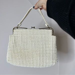 Vintage White Ivory Purse